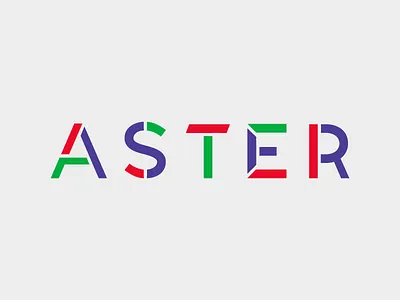 Aster Logo logo typography