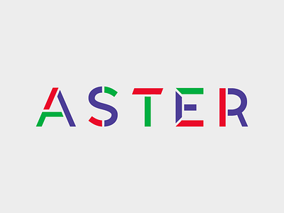 Aster Logo logo typography