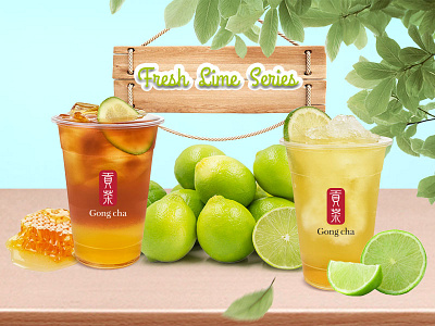 Fresh Lime Series drink fruit lime summer tea