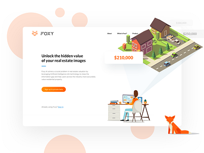 Foxy design designers webapp website