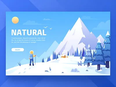 Nature-Web-2 hiwow nature tree ui web winter