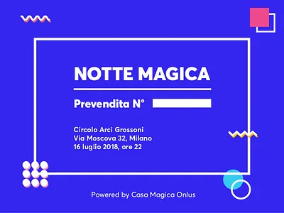 Invitation Card blue card geometric invitation party pattern pop