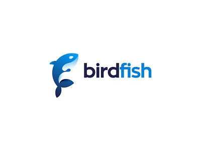 BirdFish bird bird logo eagle eagle logo fish fish logo logo mark negative space orca orca logo symbol