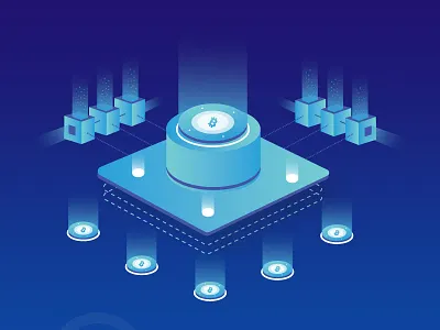 Cryptoking - Illustration bitcoin blockchain crypto currency design ico ico landing page landing landing page roadmap token ui ux design