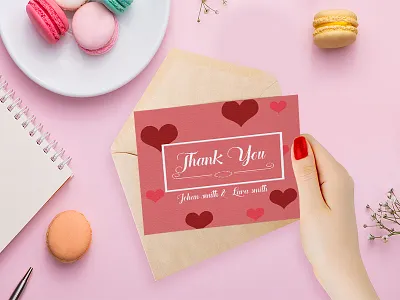 Thank you Card card invitation invite thank you card thanks wedding package