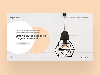 Lightways Dribble beauty bulb creative design dribble light minimal style