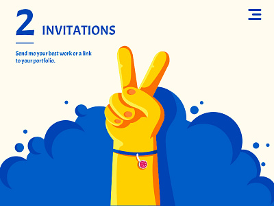 2 Dribbble Invitations !