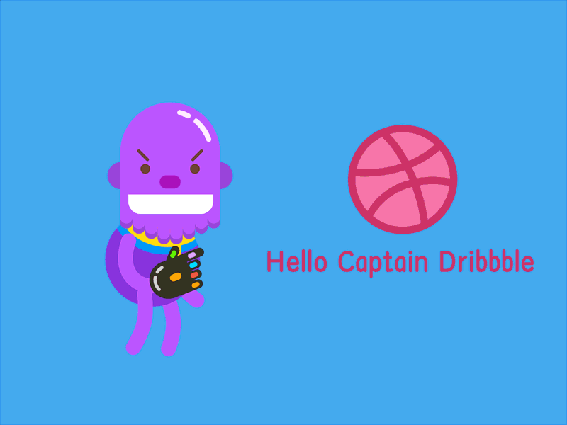 Hello Captain Dribbble avengers marvels the