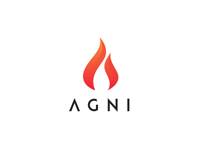 Agni Logo agni fire logo minimal