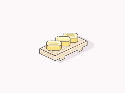 Tamagoyaki food icon illustration japanense tamagoyaki yummies