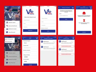Vale Panama app adobexd app design photoshop supermarket ui ux vector