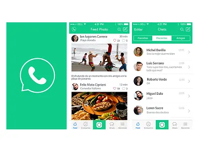 Whatsapp redesign app art ios redesign ui ux whatsapp