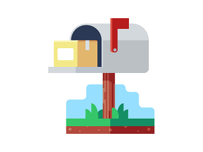 Special Delivery contact delivery illustration mailbox package