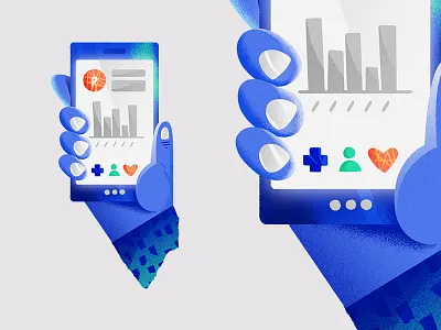 app illustration app character character design color gradients illustration shapes