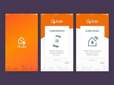 Strata Home home illustration onboarding ui