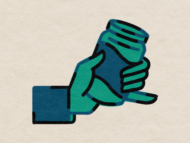 Pinky Out alcohol cocktails hands illustration photoshop