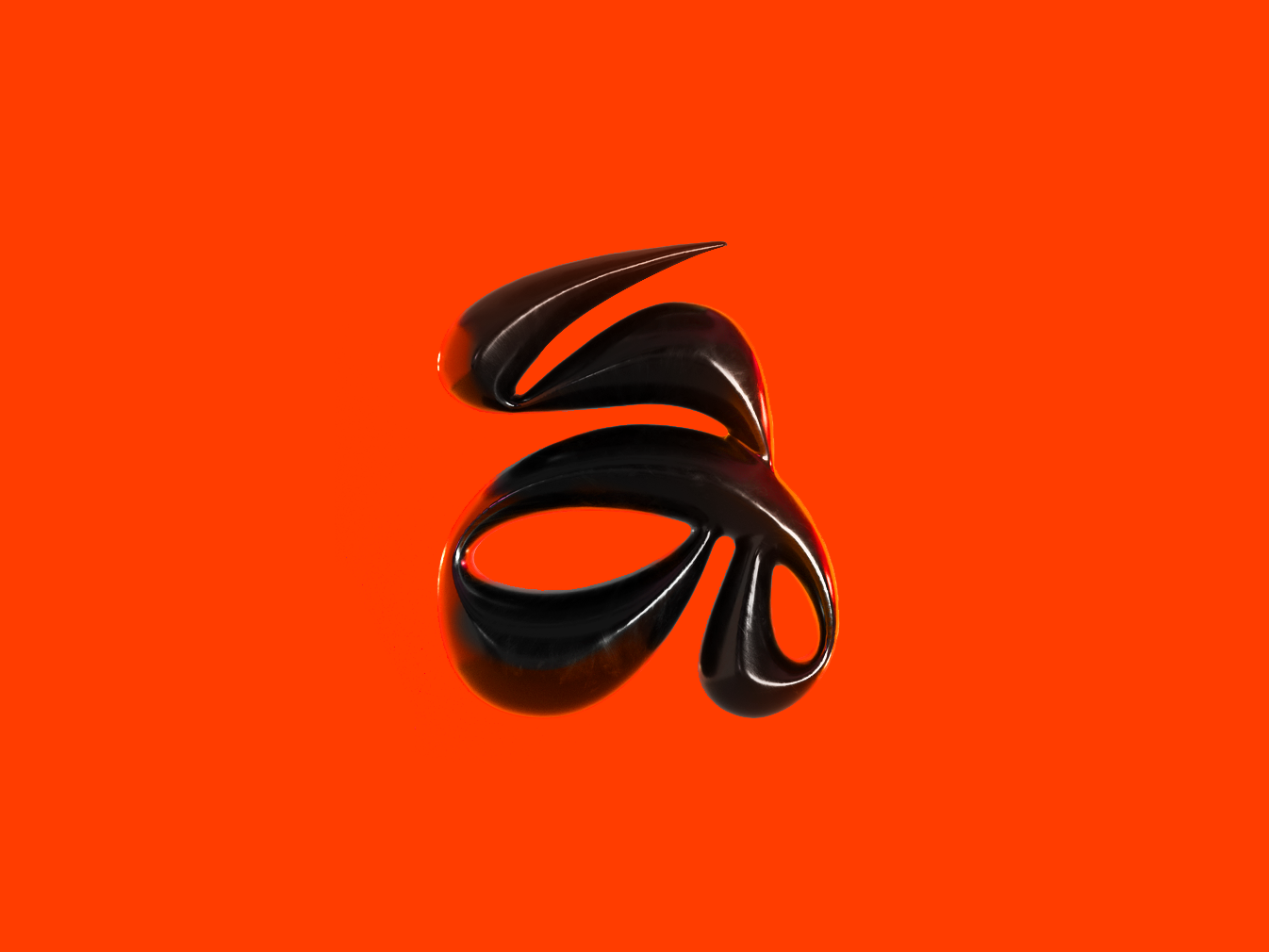 atypic a 3d a atypic c4d custom letter lettering type typeography