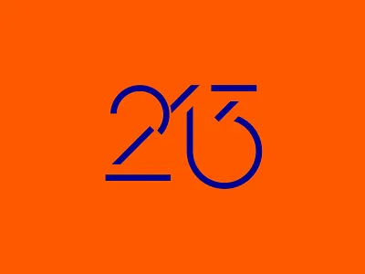 213 graphic design logo