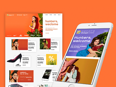 TSO redesign fashion gallery homepage neinver redesign shopping tso ui ux