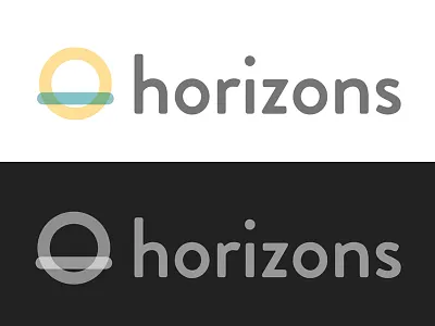 horizons app brand horizons icon logo sunrise sunset travel vector