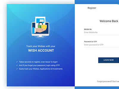 Login Screen design illustration login sign up web design