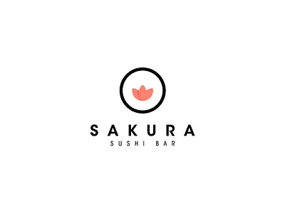 Thirty Logos #18 - Sakura (Sushi Bar) brand branding challenge design graphic logo logofolio logos thirty