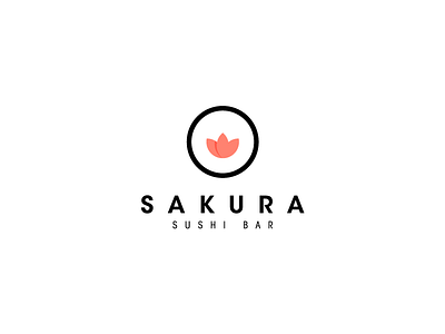 Thirty Logos #18 - Sakura (Sushi Bar) brand branding challenge design graphic logo logofolio logos thirty