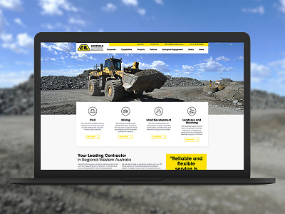 Centrals centrals earthworks market creations website design