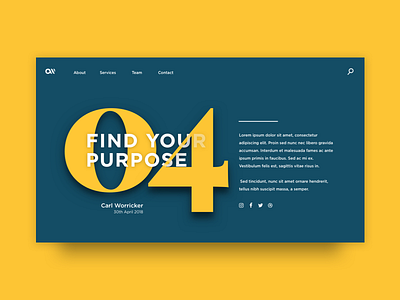 04 green landing page typography ui ux web web design website yellow