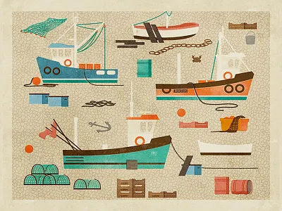 Aldeburgh Beach aldeburgh beach boats fendell posters fishing pebble trawler