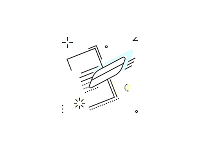 "Eraser", Vector Line Illustration, Office Package design graphics icon icons illustration illustrator infographic line office package prints romania