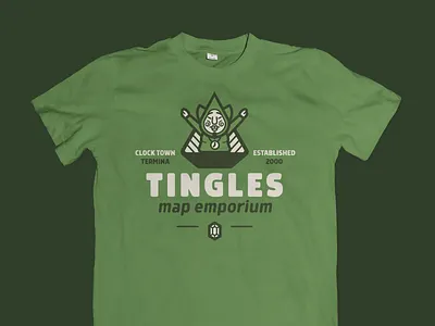 Tingle Tee on Qwertee! majoras mask map qwertee t shirt termina tingle vote zelda