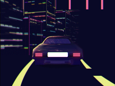Retro Plymouth after effects animation car motion graphics