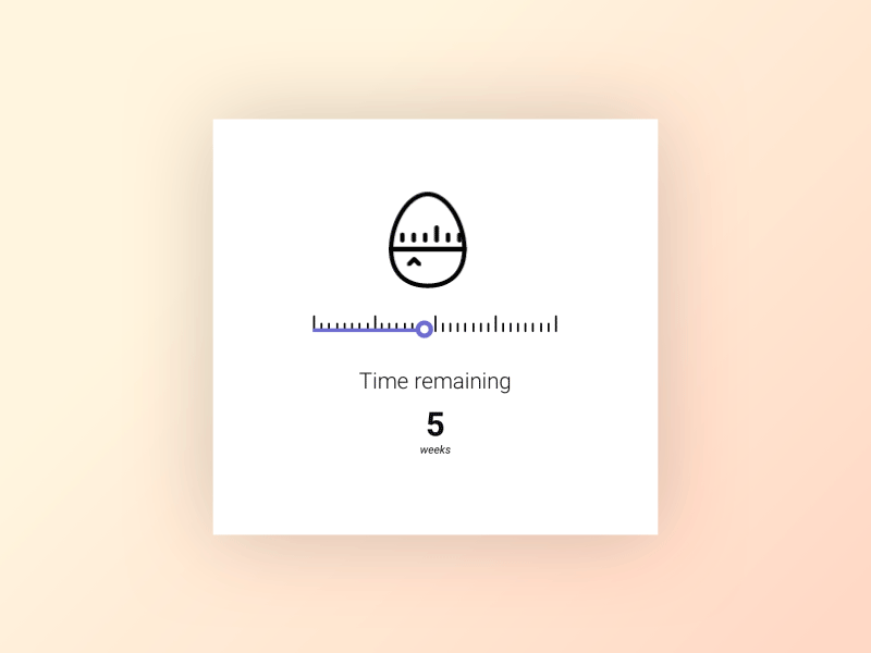 Egg timer animated icon animation cursor egg gradient loader loading loop popin shadow timeline timer