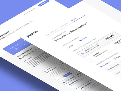 Perseus cybersecurity design fintech landing page perseus ui ux