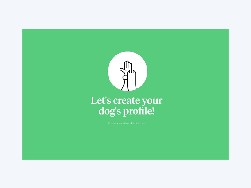 JustFoodForDogs Subscription Club animation dog food pets signup subscription ui ux website