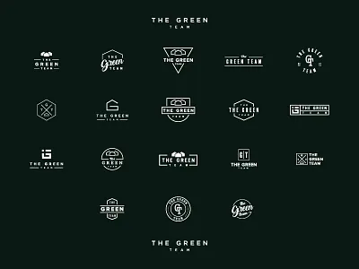 Minimal Real estate logo emblem estate green logo luxury minimal modern premium property real retro team