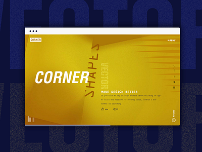 Ragaca architecture art color corner design shapes typography ui ux vector web