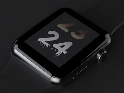 Daily UI 014/100 - Countdown 014 apple countdown daily challenge dailyui design dot time timer ui ux watch