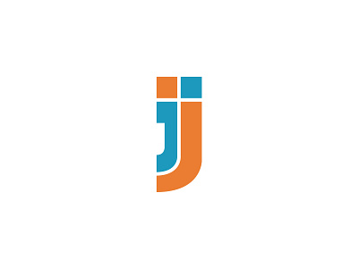 JJ letters logo typography