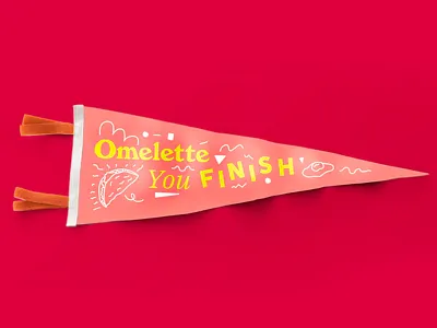 Morgenmete Pennant Time illustration mockup morgenmete pennant typography