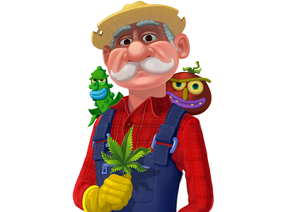 Gardener art cg gamedev garden illustration