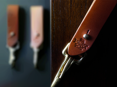 Thunderbird Leather Co. branding identity logo product photography