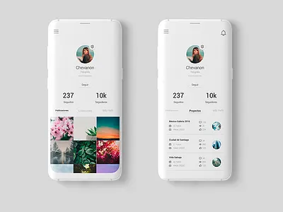 Daily UI #006 - User Profile adobexd ai app ilustracion interface ui ux