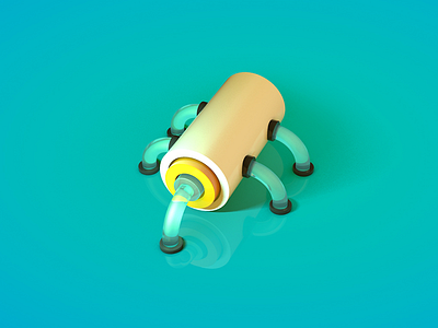 Toy 1 3d cinema4d modeling photoshop toy
