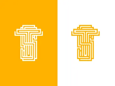 TS Monogram Concept assam india logo monogram monogramlogo typedesign typograpohy yellow