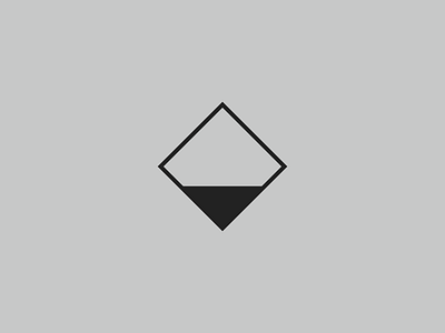 Diamond Horizon icon minimalism shape