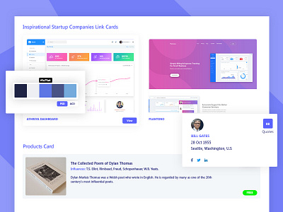 Exploring TOS Widgets banner cards clean creative hero header landing page presentation product design uidesign web design widgets