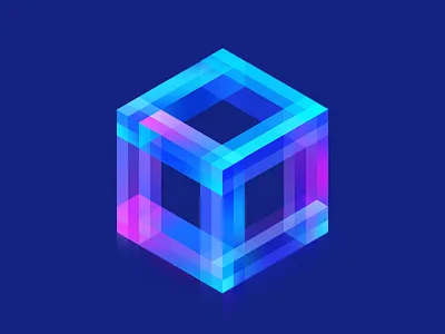 Visions Geometry illstration、2.5d、tracing