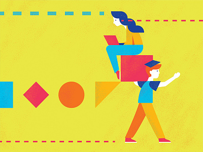 senior advising advice college editorial illustration graduation graphic design illustration senior vector